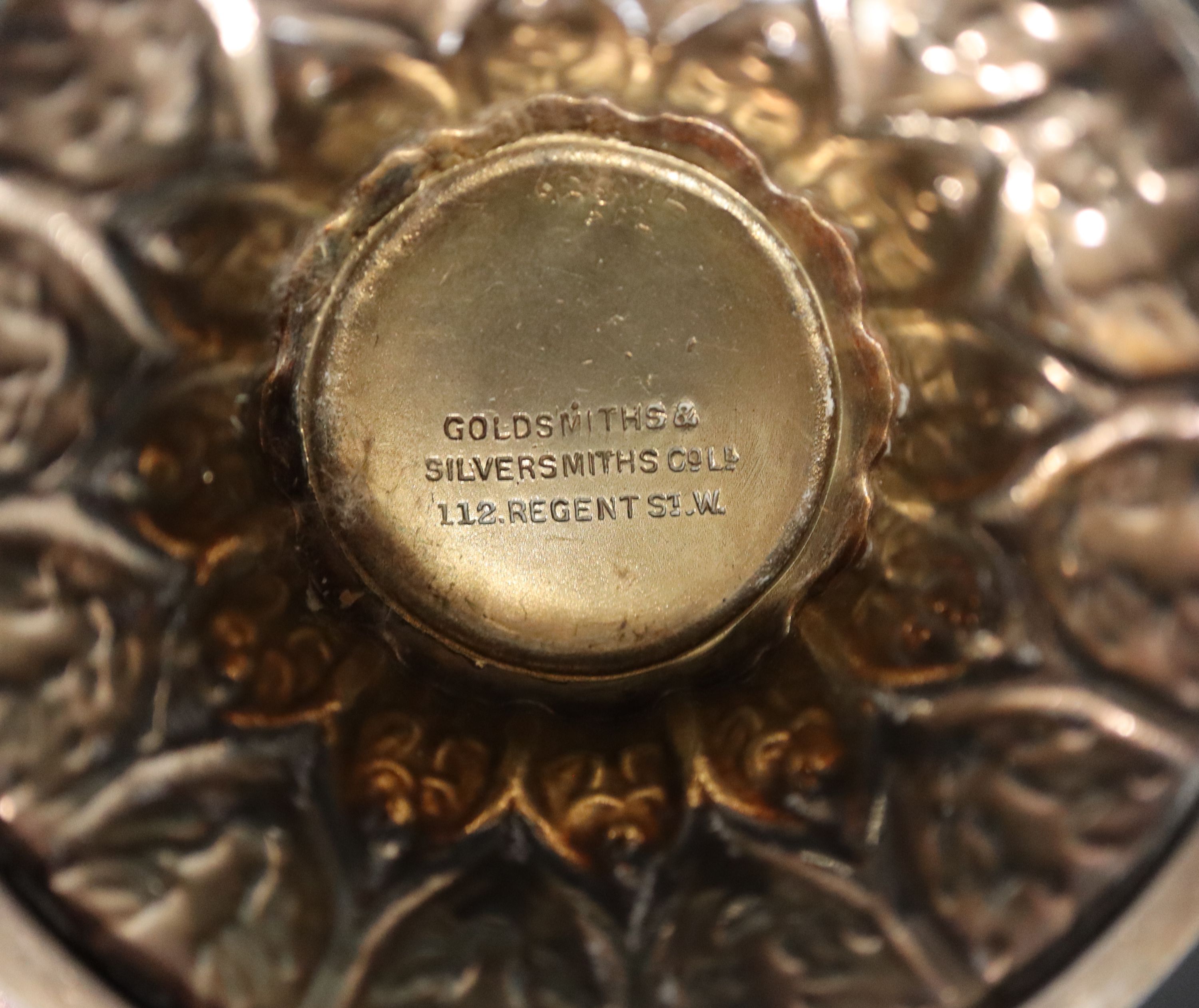 A George V 17th century style small silver two handled cup and cover, Goldsmiths & Silversmiths Co Ltd, London, 1924,